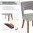 Upholstered Dining Side Chairs Set of 4-705286543