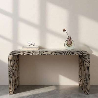 Mid-century Modern Entry Console Table