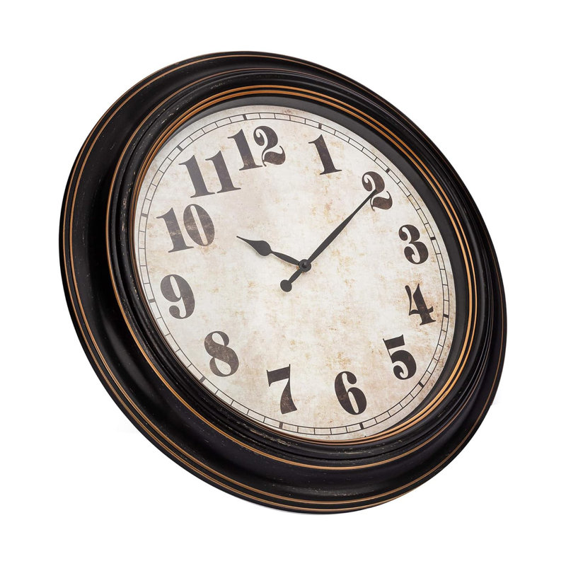 Novalee Metal Wall Clock