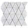Polished Triangle 2" x 2" Marble Mosaic Tile in Crema Marfil
