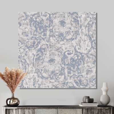 Silhouette féminine et bouquet floral - reproduction d'art sur toile moderne38659