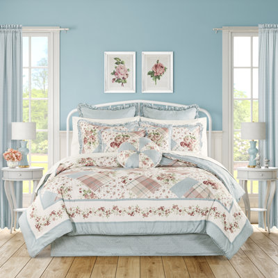 COTTAGE QUEEN 4PC. COMFORTER SET