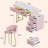Upholstered Vanity Desk with Chair-993132822