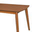 Ensemble de salle à manger de style campagne moderne avec structure en bois d'hévéa robuste et chaises rembourrées-1580415609
