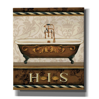 Art mural sur toile, "Bain bourgogne I" par Lisa Audit