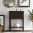 Narrow Console Table, Slim Sofa Table With Three Storage Drawers And Bottom Shelf For Living Room, Easy Assembly-1520459617