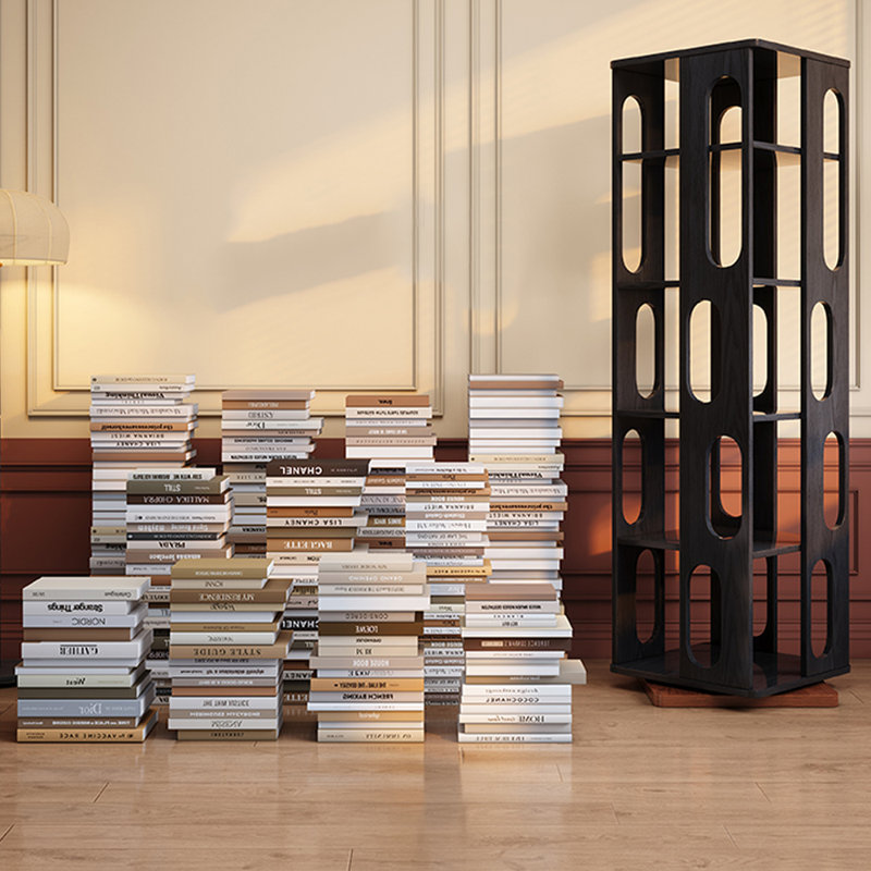 Bibliothèque américaine, (6 tablettes) H 61,81 po x l 17,32 po x P 17,32 po