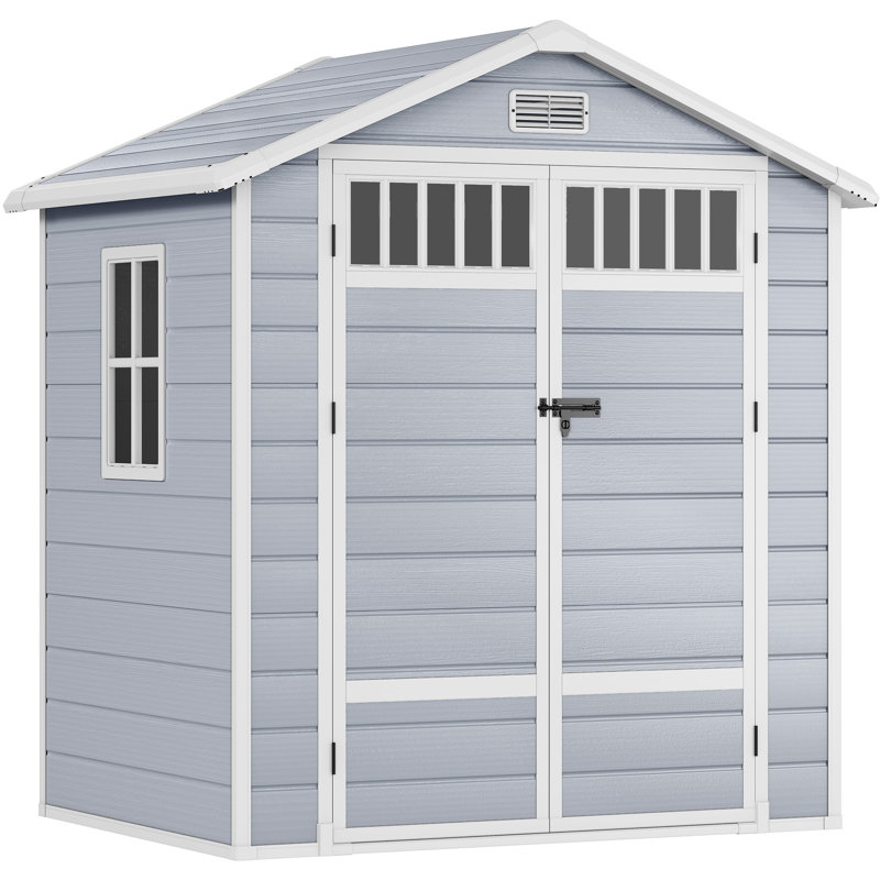 Balconera 6X4.4FT Outdoor Garden Shed, Grey