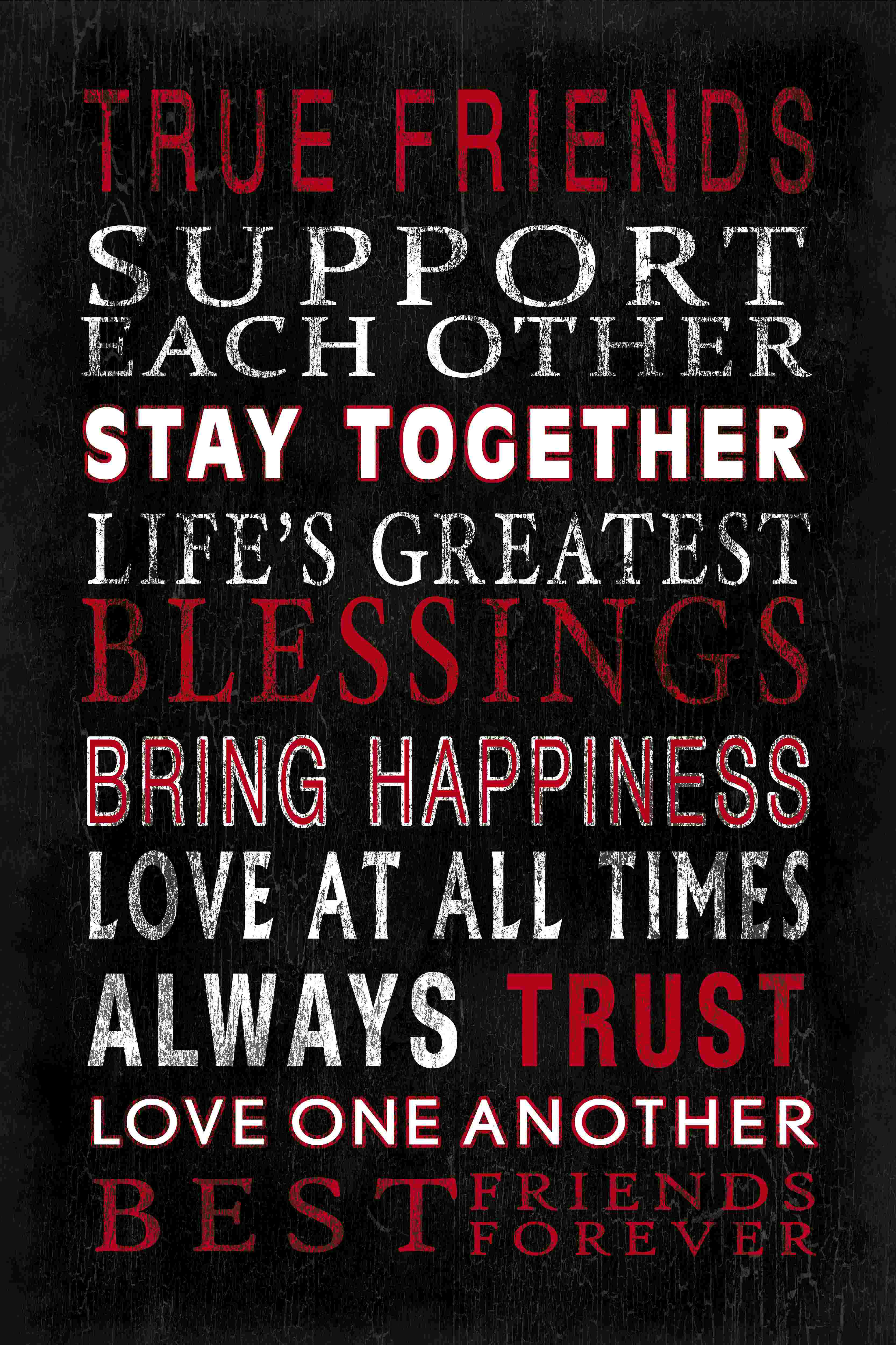 Trinx True Friends 2 - Wrapped Canvas Print | Wayfair