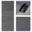 Charcoal Camo 6-Panel Single Rail Panel Track Extendable 48"-84" W x 91.4"H, Panel width 15.75"