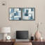 Ensemble de 2 reproductions d'art moderne sur toile -253140760-253140740-253140742