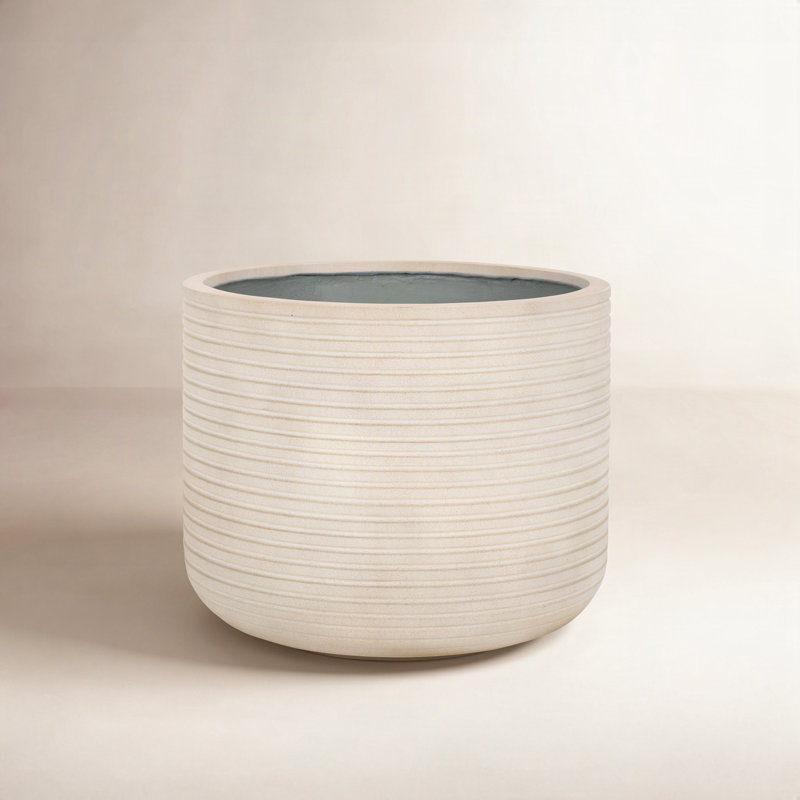 Pot à fleurs Norah, Beige