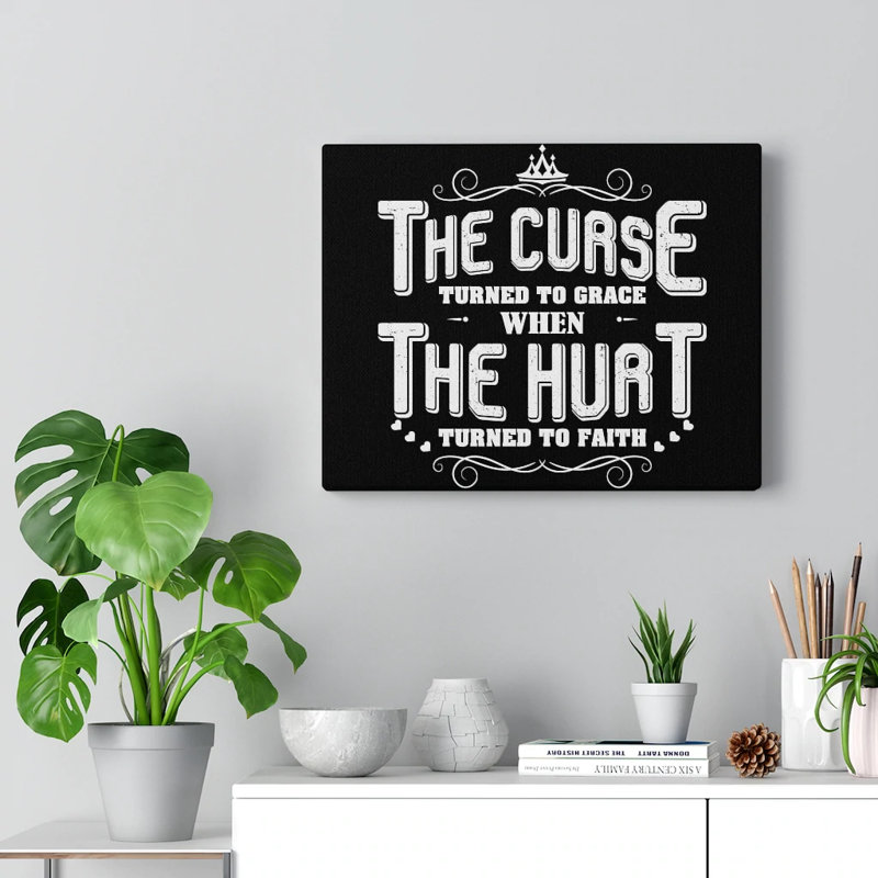 Turned To Faith - Wrapped Canvas Print, 28cm H x 36cm W