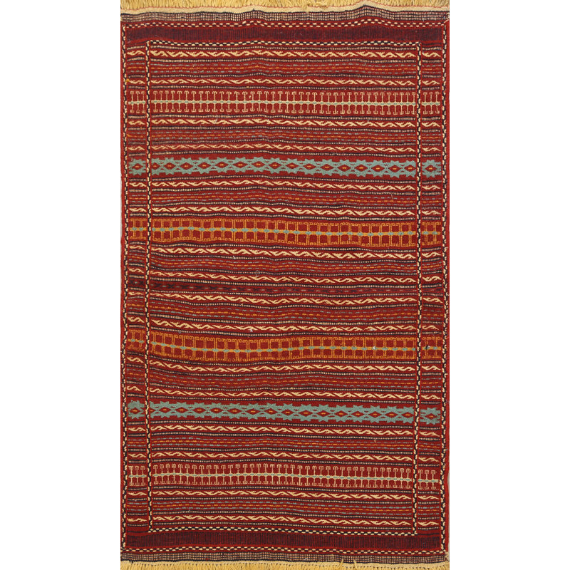 Tapis rayé kilim 3 x 5