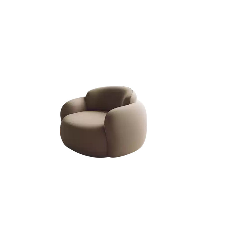 Semi-circular curved light luxury sofa