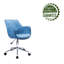 Chaise de travail en microfibre Cindy-538285224
