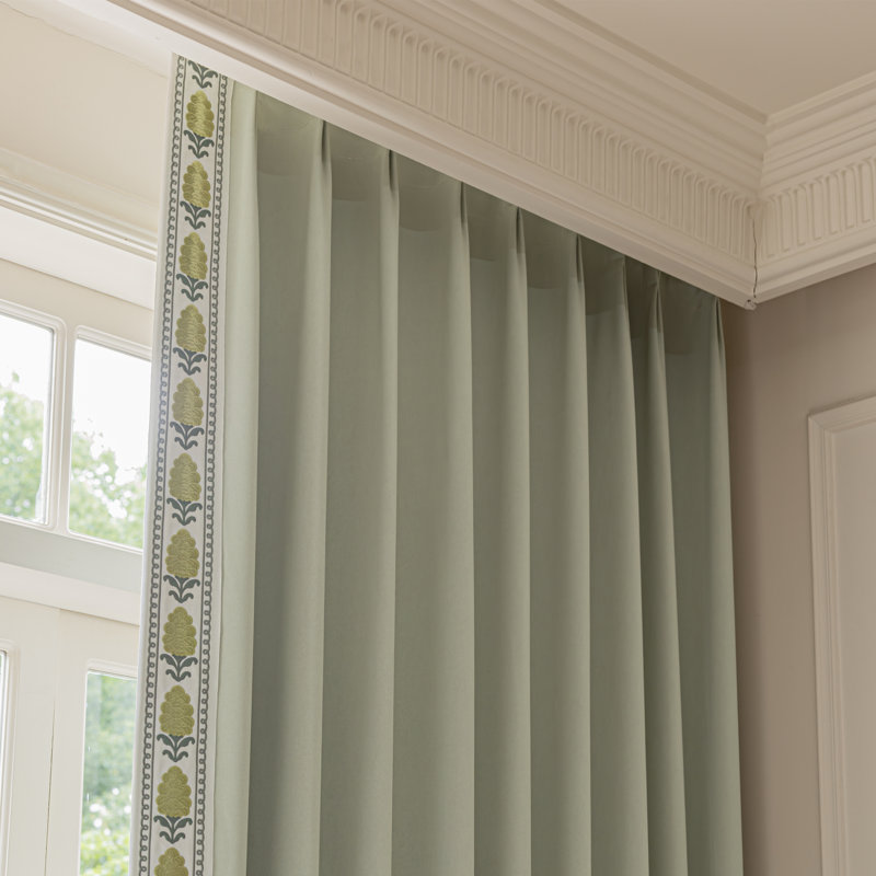 Paire de rideaux occultant en lin Willow (ensemble de 2), 50" W x 96" L