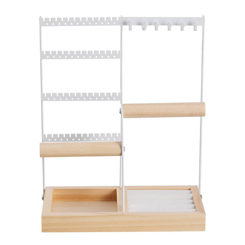 four-layer double-axis detachable jewelry display stand