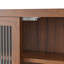 Armoire murale rétro à deux portes avec rangement à trois niveaux et porte-serviettes