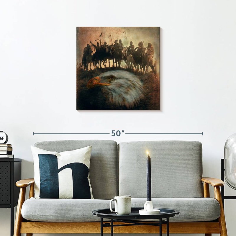 War Party, 24" H x 24" W