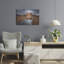 Art mural en métal luxueux «Cathedro Rock Reflection» par David Drost, 24 po x 16 po