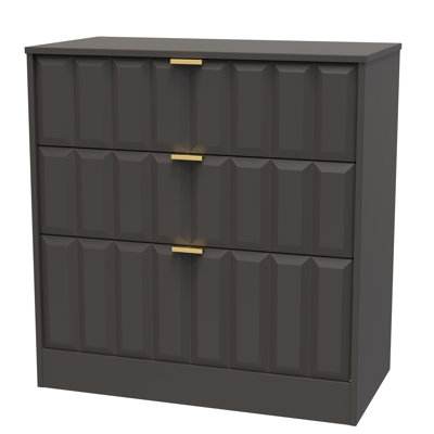 Besian 77cm W 3 - Drawer Chest of Drawers