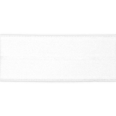 Dritz 1" Fold-Over Elastic, White, 24 yd
