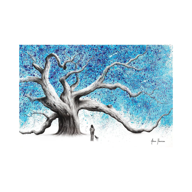 The Winter Walk Tree by Ashvin Harrison - Wrapped Canvas Painting, 101.6 cm H x 66.04 cm W