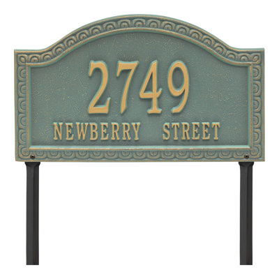 Penhurst Personalized Grande 2-Line Lawn Address Sign