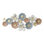 Décoration murale florale en métal - 32 po x 68 po