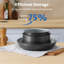 8 - Piece Non-Stick Aluminum Cookware Set