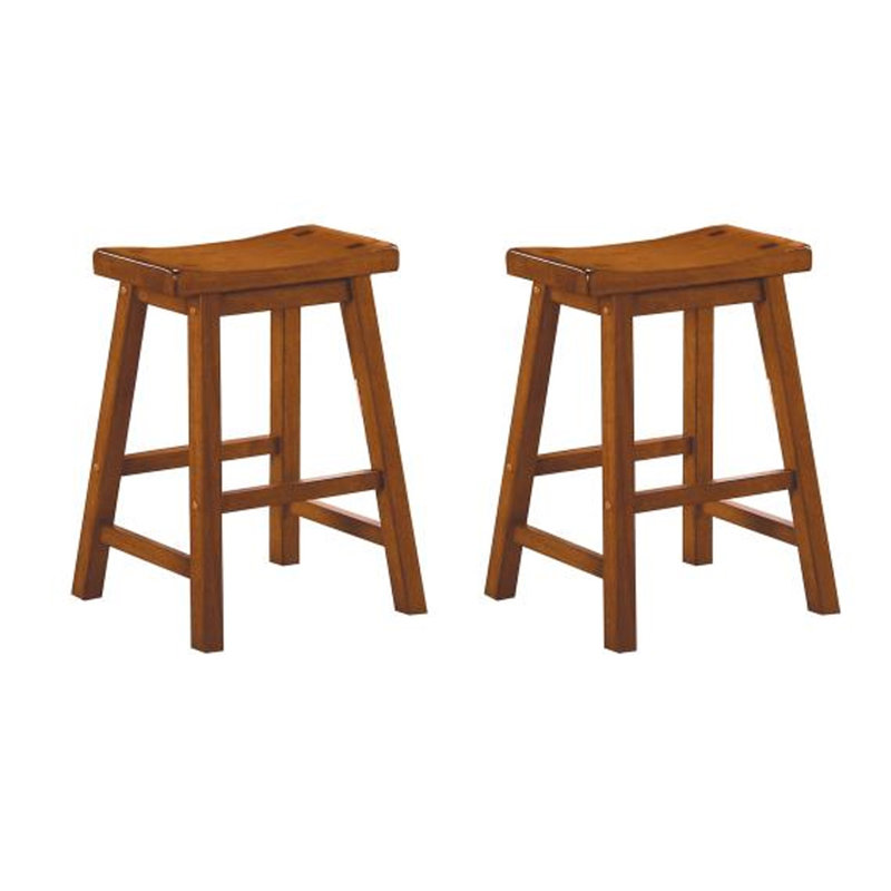 Justinian Counter Stool, Counter Stool (24” Seat Height), Walnut