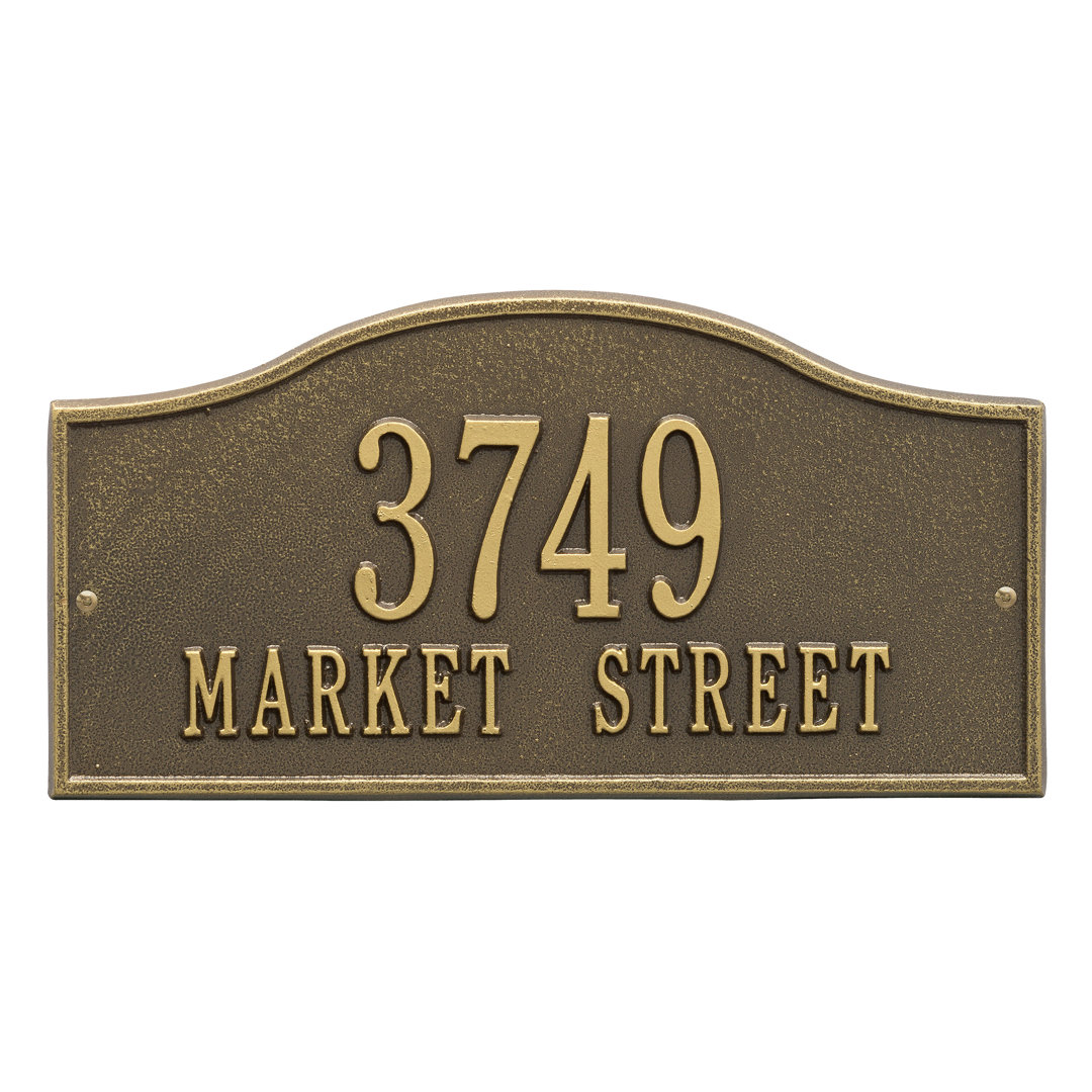 Personalized Address Plaque Whitehall Products Background 