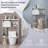 Velin Freestanding Over The Toilet Storage