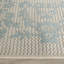 Tapis bleu / beige en polypropylène tissé à la machine Sorensen-29186019