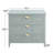 Charyl Wood 3 Drawers Cabinet,Nightstand,American Furniture,Suitable for Bedroom, Living room, Study-837956284