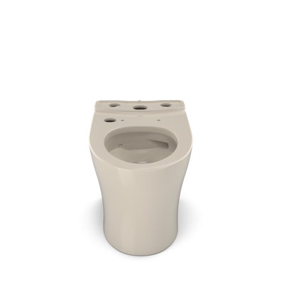 TOTO Aquia IV WASHLET+ Elongated Skirted Toilet Bowl with CEFIONTECT, Bone