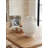 D8.1x9.8" Rustic White Terracotta Vase with Handles