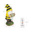 Statue gnome solaire avec panneau «Save the Bees» Exhart, 6 par 13 pouces Exhart