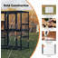 Catio d'extérieur en bois résistant aux intempéries pour plusieurs chats avec boîte de repos et plateforme-933684319