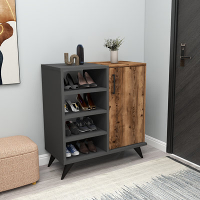 10 Pair Shoe Storage Cabinet