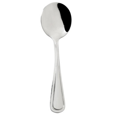 Cuillère à bouillon en acier inoxydable très lourd Shangarila 6,75 po (paquet de 12)