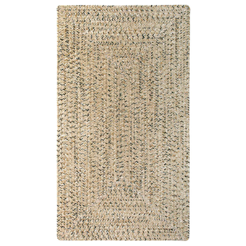 Webrook Indoor / Outdoor Rug, Concentric Rectangle 27" x 9' Runner