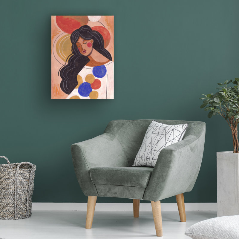 "Caroline, Muller, femme dans la pensée", H 24 po x l 18 po
