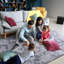 Tapis à poil long Antonije Tie Dye-423071880-454456060