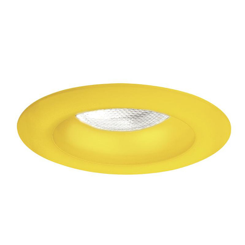 Garniture encastrée 4" Glass Trims, Jaune soleil