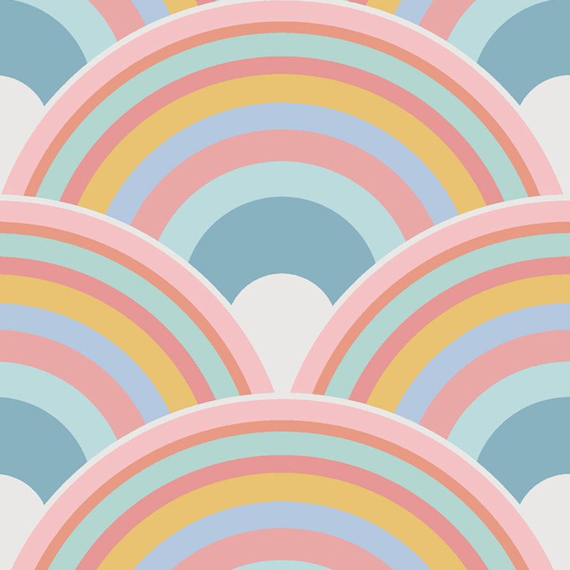 Geometric Wallpaper Double Roll, Sky
