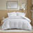 Modern Cal King Bedding Sets, Durable Polyester With Timeless Stripes For Bedroom Elegance