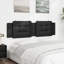 Coussin de tête de lit vidaXL en similicuir noir et blanc de 183 cm Zadar-1035415945-1035415946