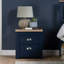 Napanoch 2 Drawer Bedside Table-576238112